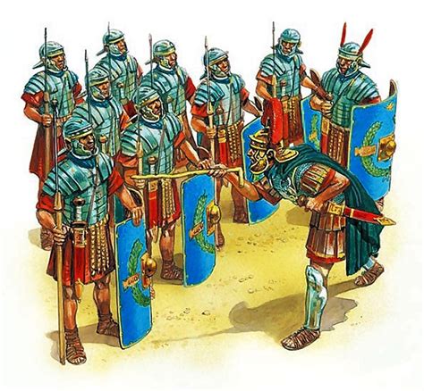 Centurion During The Execution Of Their Duties Peter Dennis