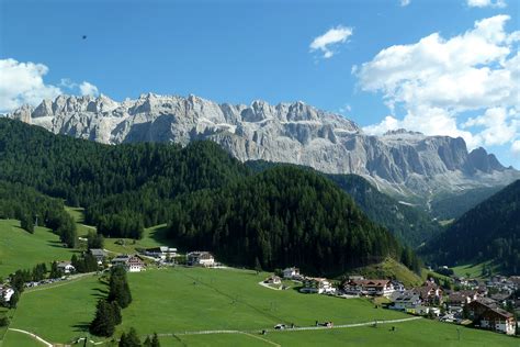 Sella Group Italy Selva Di Val Gardena With The Sella Group In The