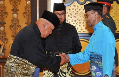 Then the bill become an act. Agong presents instruments of appointment to Yang Dipertua ...