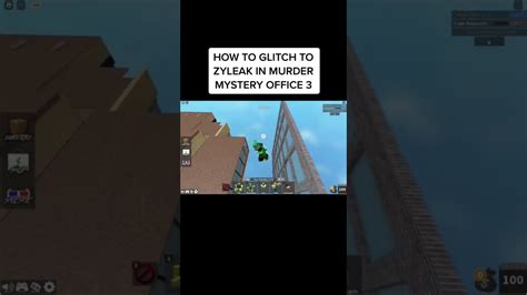 How To Glitch Into Hiding Spot On Mm2 Office 3 Youtube