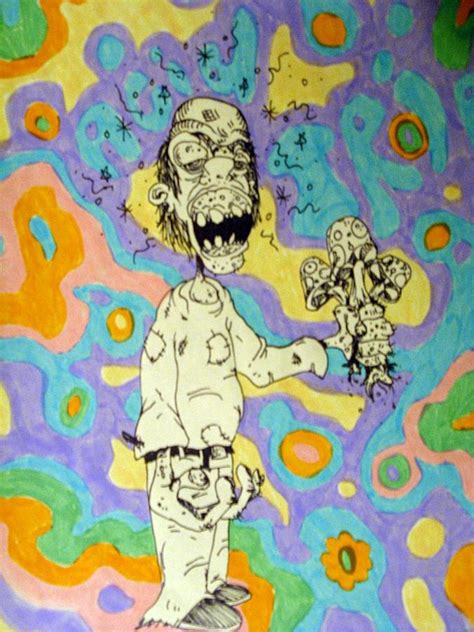 Acid Trip Drawing By Michael Toth