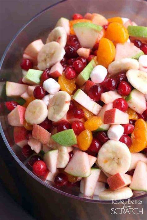 Apple Cranberry Fruit Salad Tastes Better From Scratch