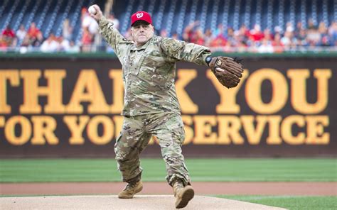 Army Gets Salute At Washington Nationals Ballpark