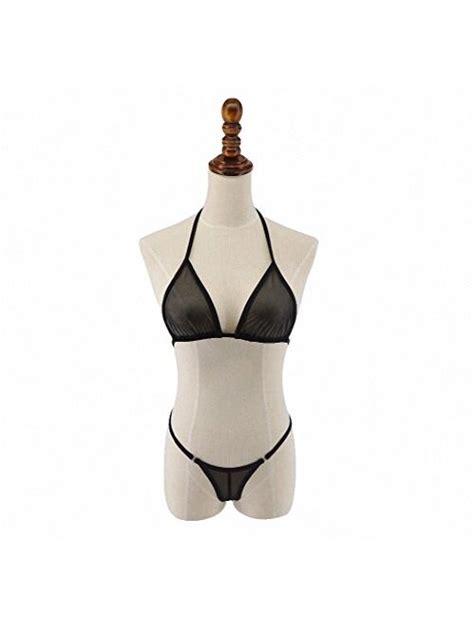 Buy Tinpia See Through Micro Bikini Set Brazilian Sheer Sex Swimwear Beachwear Swimsuit Online