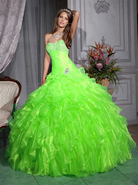 Green Quinceanera Dresses Dressed Up Girl