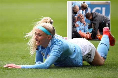 Chloe Kelly Will Miss Manchester Citys Wsl Title Decider Against West Ham After Picking Up Knee