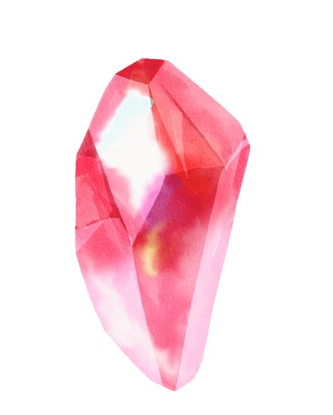 Watercolor Painted Crystal 11211686 Png