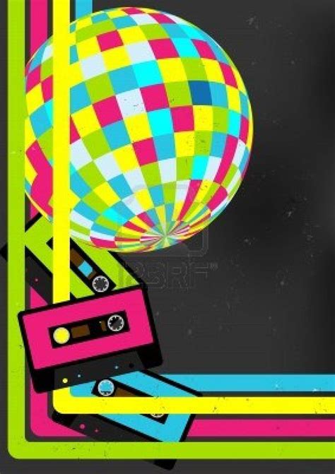 80s Party Background