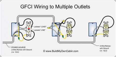 Electrical Wiring Diagramconfiguration For 8 Outlets With 1 Gfci