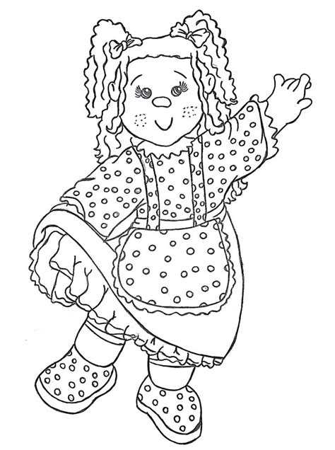 Coloring Page Cabbage Patch Kids Coloring Page Pepona Pepona Para