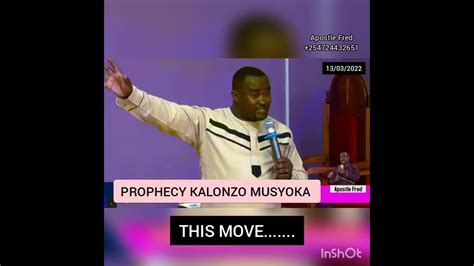Kenya Prophecy Kalonzo Musyoka End Apostle Fred Youtube