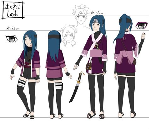 [boruto Oc] Shinoa Hakurei Settei By Junoori On Deviantart Naruto Girls Naruto Characters