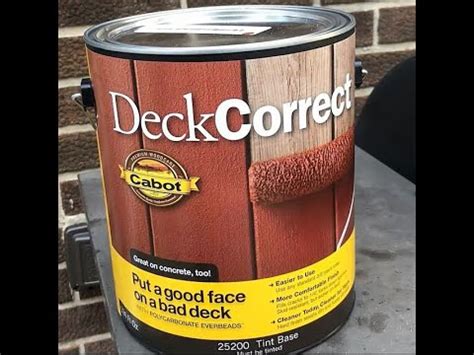Cabot deck correct | professional painting contractors forum. Product Review Deck Correct by Cabot - YouTube