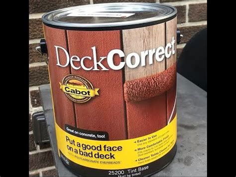 Here, you can find all the latest discount codes, deals from cabot deck correct coupons. Product Review Deck Correct by Cabot - YouTube