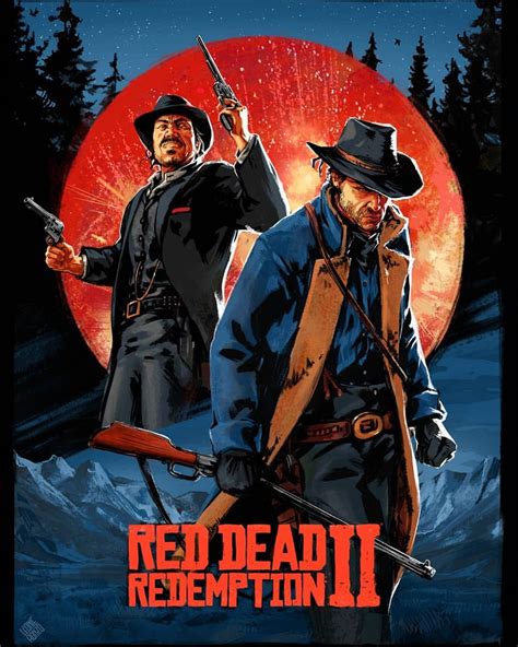Finally Finished My Red Dead Redemption 2 Fanart Loved The
