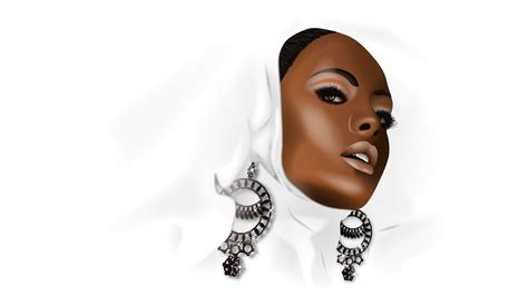 3d Black Woman Black Women Women African American Art
