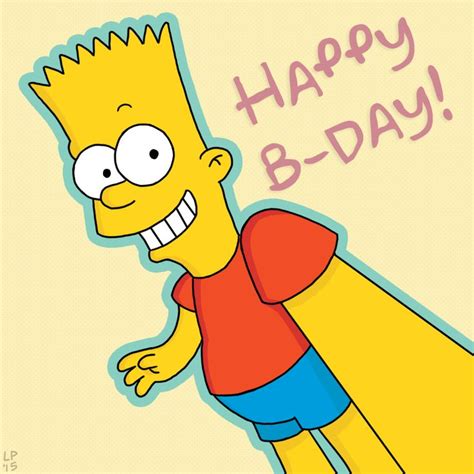 Bart Simpson Happy Birthday