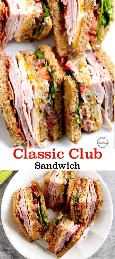 Classic Homemade Club Sandwich Recipe A Pinch Of Healthy