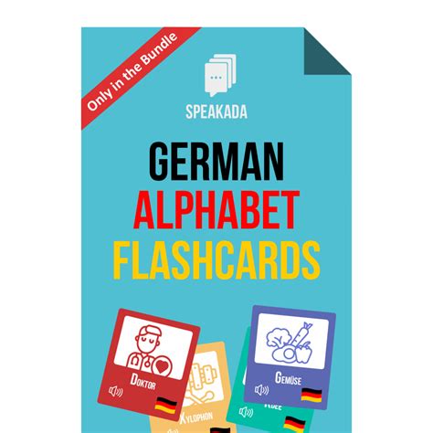 German Alphabet Flashcards Anki For Beginners Speakada