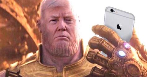 Thanos Trump Blank Template Imgflip