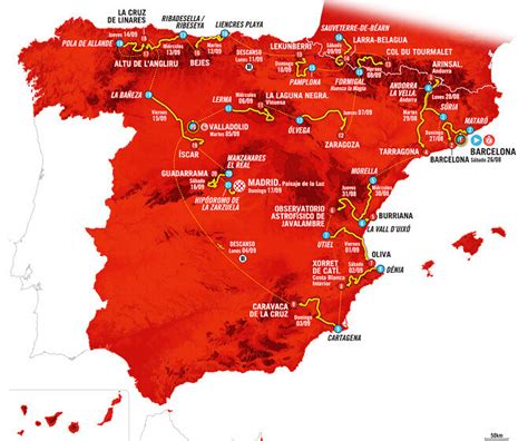 Recorrido Completo De La Vuelta A España 2023 Etapas Y Perfiles