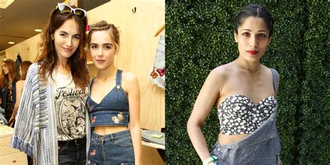 kiernan shipka camilla belle and freida pinto create custom levi s clothes at coachella 2016