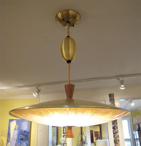 I want to replace a ceiling fan/light with a regular light fixture. Retractable Ceiling Fixture, Teak, Anondized Gold, 1950's