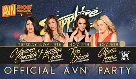 Avn Teams With Sapphire To Host Avn Parties During Sema Week Avn