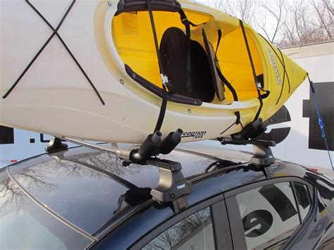 Hyundai Santa Fe Sportrack Kayak Carrier With Tie Downs J Style
