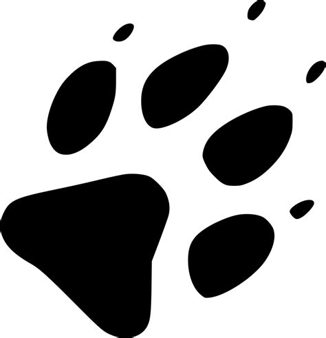 Png Free Paw Svg Wolf Icons Wolf Clipart Large Size Png Image Pikpng