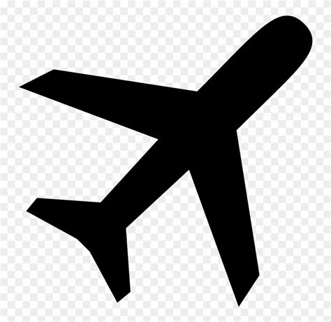 Download Airplane Flight Plane Icon Symbol Vector Free Vector Clipart