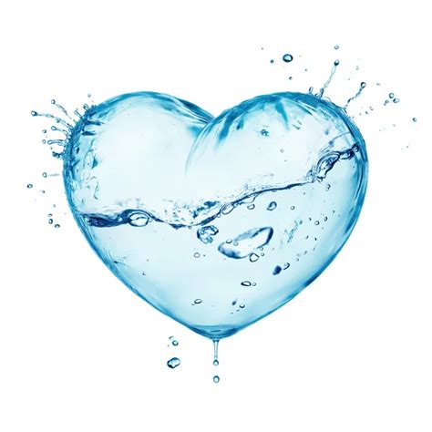 Blue Water Heart — Stock Photo © Dvargg 4914287