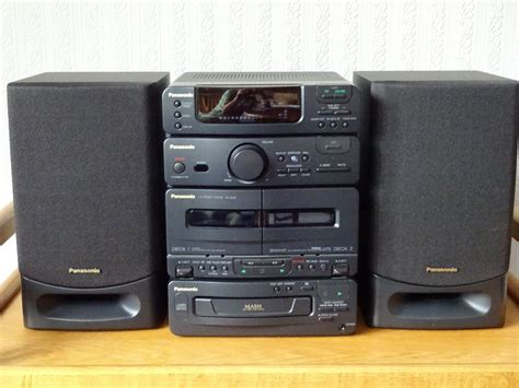 Preowned Panasonic Sapm29 Amfm 5 Cd Cassette Tape Etc