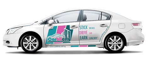 Personalised business rear window car & van stickers. Carblicity - Crowdsourced Private Vehicle Advertising ...