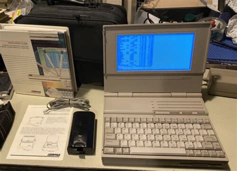 Compaq Lte 8086 Laptop Recapped And Working With Case Manual Ebay