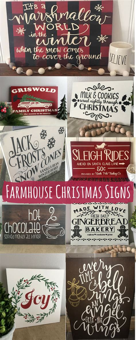 Farmhouse Christmas Signs Christmas Signs Diy Christmas