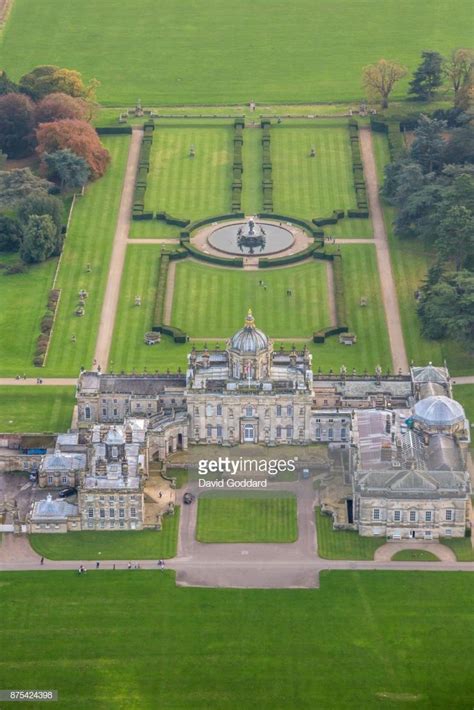 News Photo An Aerial View Of Castle Howard On On October 15
