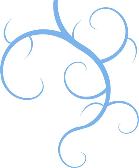 Blue Swirls Clip Art At Vector Clip Art Online Royalty