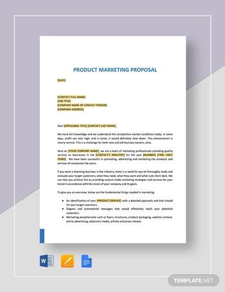 39 Best Marketing Proposal Templates And Samples Word Apple Pages