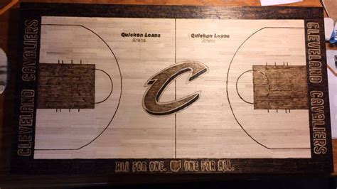 Darius garland pg, cleveland cavaliers. Making of a Model NBA Cleveland Cavaliers Basketball Court ...