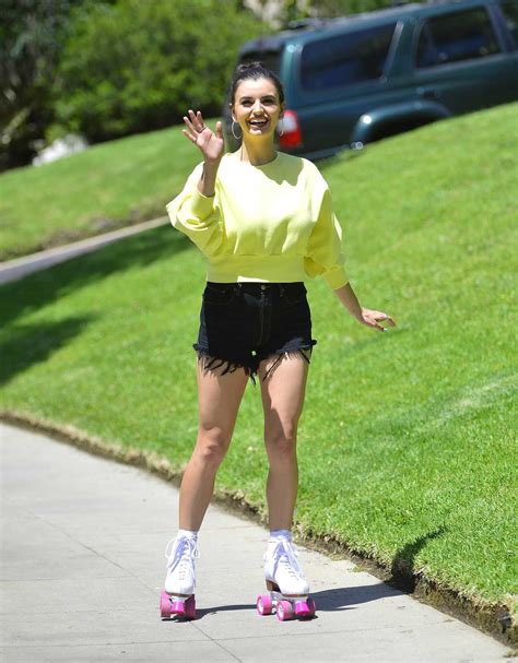 rebecca black shows off her roller blading skills during out in los angeles 06 08 2018