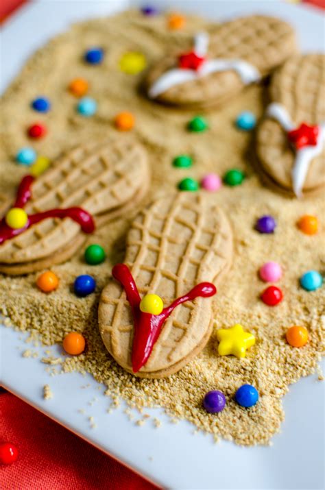 Nutter butters are the ultimate peanut butter cookie — a delicious crunchy peanut butter sandwich cookie! Nutter Butter Flip Flop Cookies: A Summertime Treat - A ...
