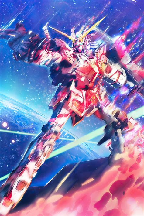 640x960 Mobile Suit Gundam Unicorn Anime 4k Iphone 4 Iphone 4s Hd 4k
