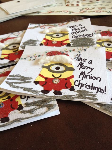 Minion Christmas Cards