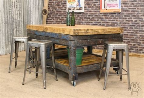 Some say we started the industrial furniture revolution. INDUSTRIAL KITCHEN ISLAND VINTAGE BUTCHER'S