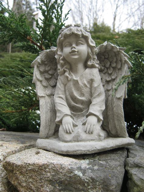 Angel Statue Angel Girl Concrete Garden Statue Concrete