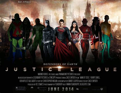 The Teardroptc Show Justice League Of America Movie Poster Fan Made