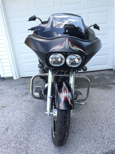 Custom top shop black death rear fender with cvo lights. 2010 Harley-Davidson® FLTRX Road Glide® Custom (Custom ...