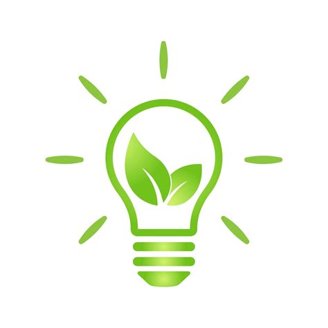 Eco Green Leaf Icon In Light Bulb 3067839 Vector Art At Vecteezy