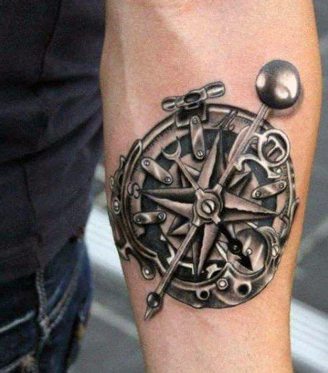 70 Compass Tattoo Designs For Men An Exploration Of